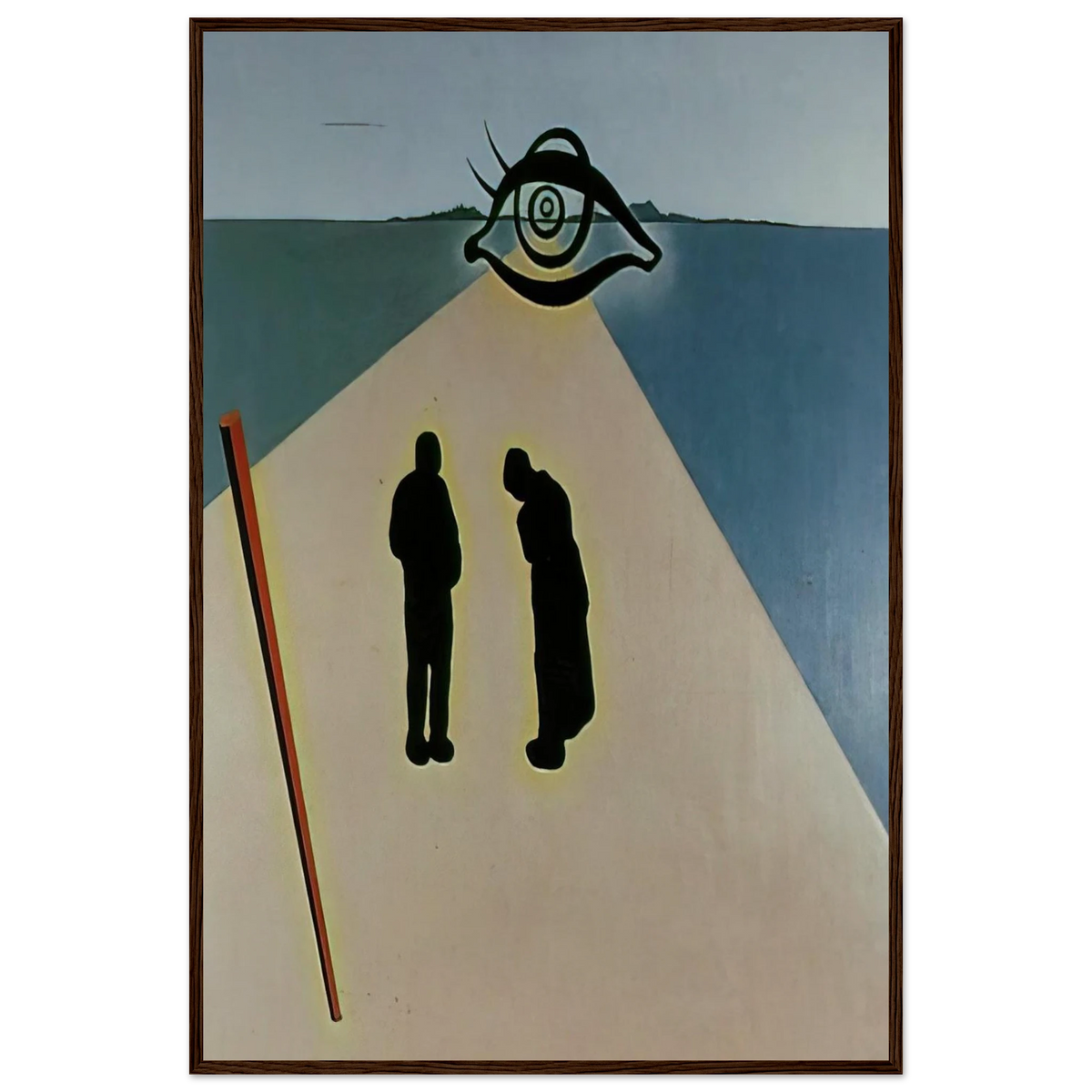 THE EYE OF THE ANGELUS Framed Poster | Salvador Dali Framed Prints Wall Art | Salvador Dali Store