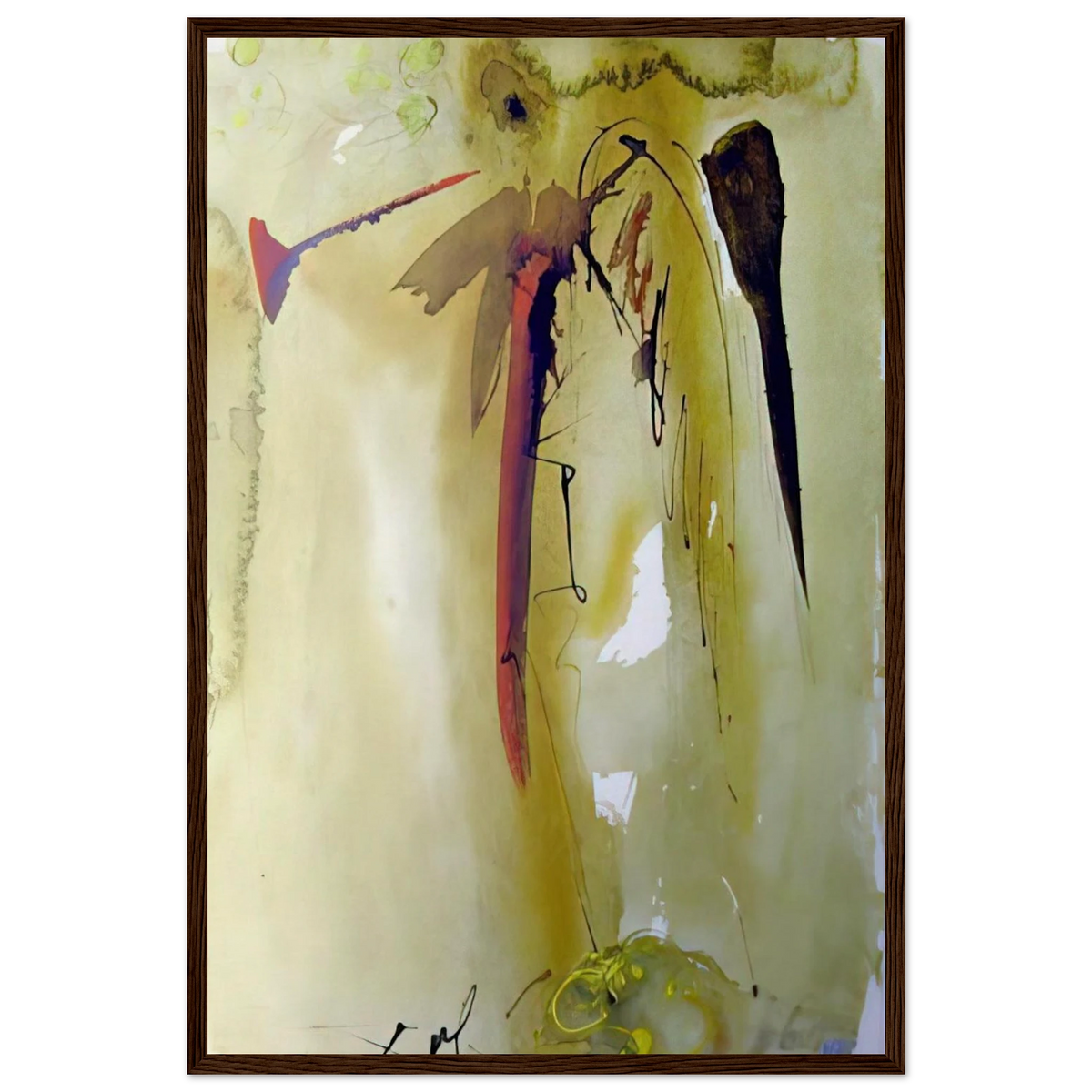 VOX CLAMANTIS 1967 Framed Poster | Salvador Dali Framed Prints Wall Art | Salvador Dali Store