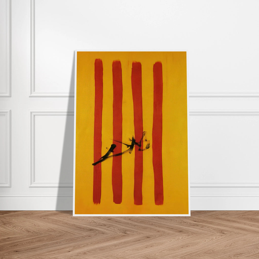 THE DALINIAN SENYERA CATALONIAN NATIONAL FLAG Framed Poster | Salvador Dali Framed Prints Wall Art | Salvador Dali Store