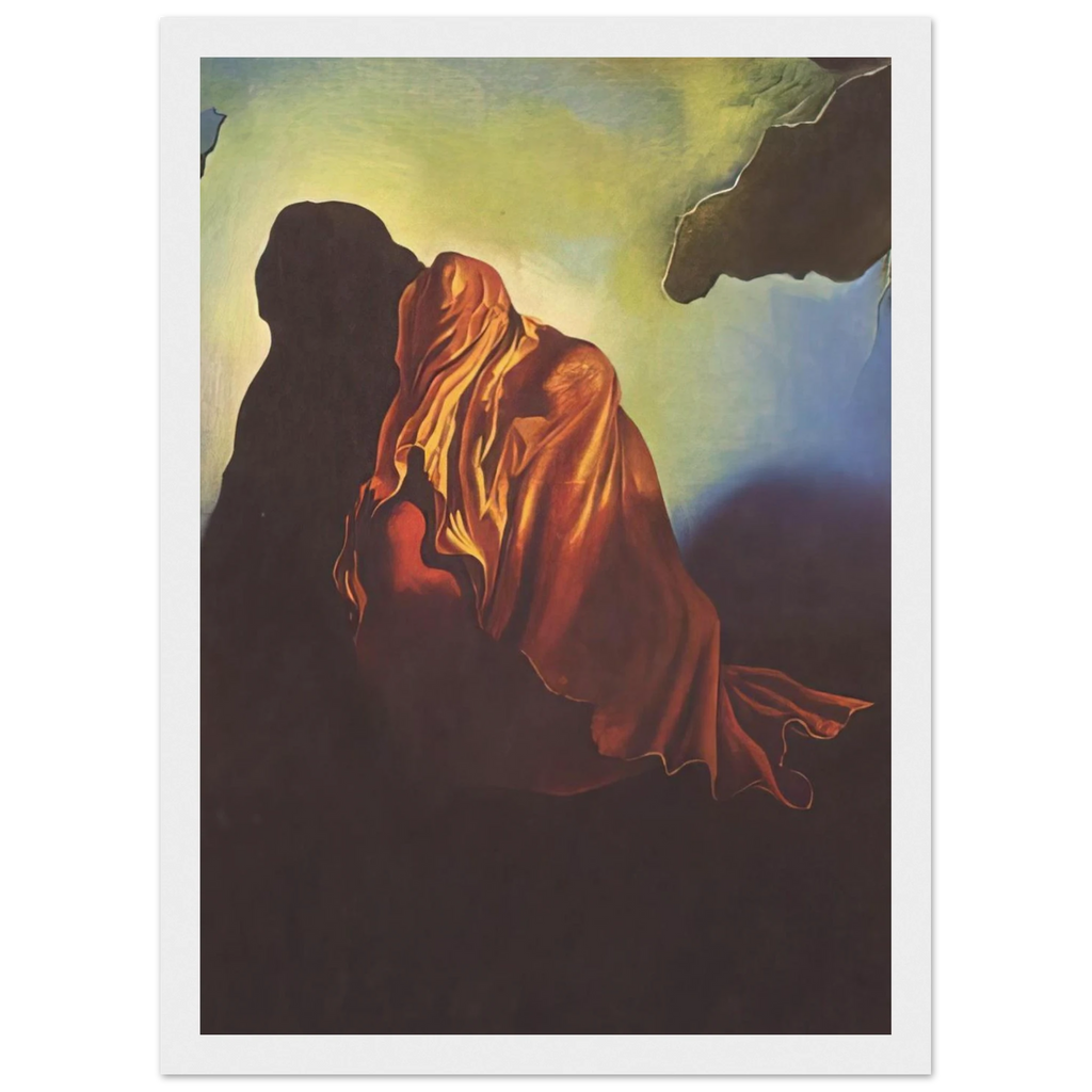 THE VEILED HEART Framed Poster | Salvador Dali Framed Prints Wall Art | Salvador Dali Store