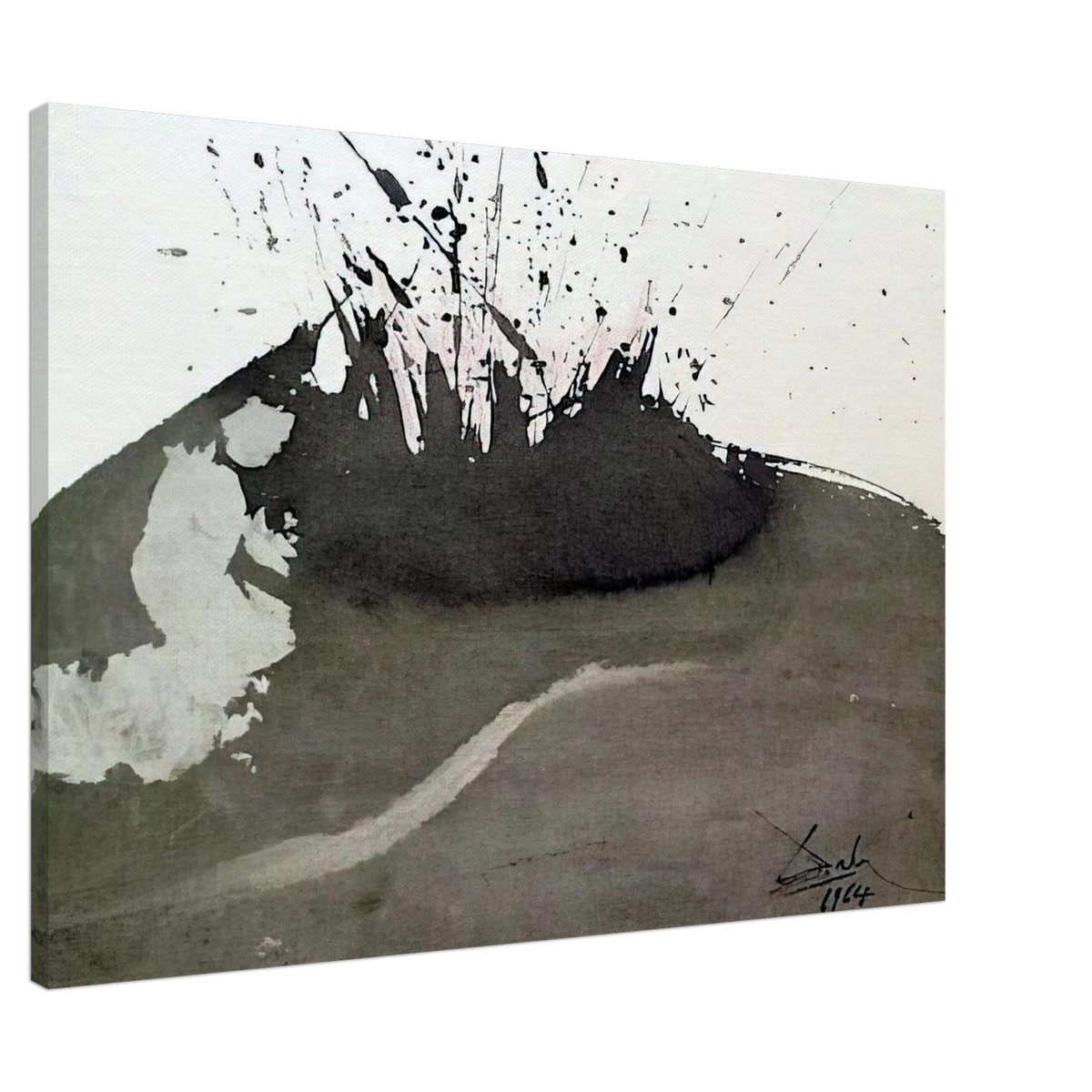 ANGELUS EXCUSSIT FLAMMAMIGNIS DANIEL 3 23 1967 Canvas | Salvador Dali Canvas | Salvador Dali Store