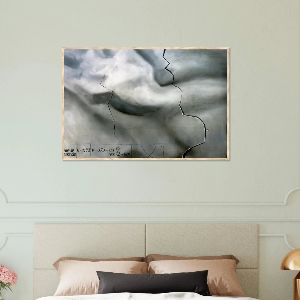 TOPOLOGICAL ABDUCTION OF EUROPE HOMAGE TO RENE THOM Framed Poster | Salvador Dali Framed Prints Wall Art | Salvador Dali Store