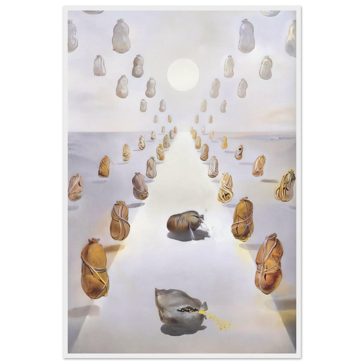 THE PATH OF ENIGMAS SECOND VERSION Framed Poster | Salvador Dali Framed Prints Wall Art | Salvador Dali Store