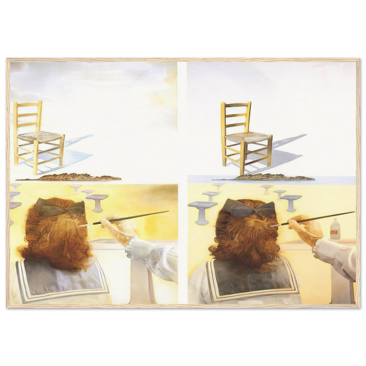 THE CHAIR Framed Poster | Salvador Dali Framed Prints Wall Art | Salvador Dali Store