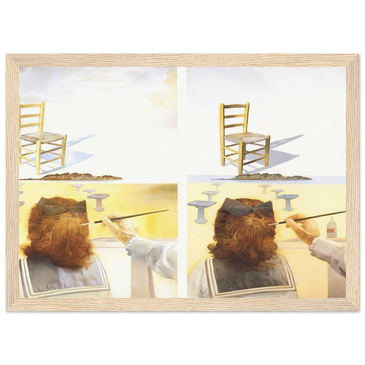 THE CHAIR Framed Poster | Salvador Dali Framed Prints Wall Art | Salvador Dali Store