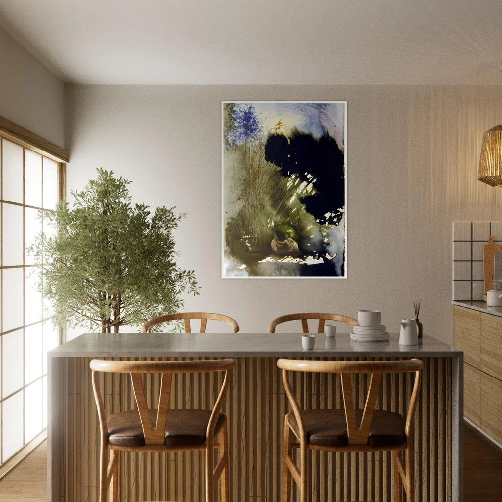 VIR ET MULIER IN PARADISO VOLUPTATIS 1967 Framed Poster | Salvador Dali Framed Prints Wall Art | Salvador Dali Store