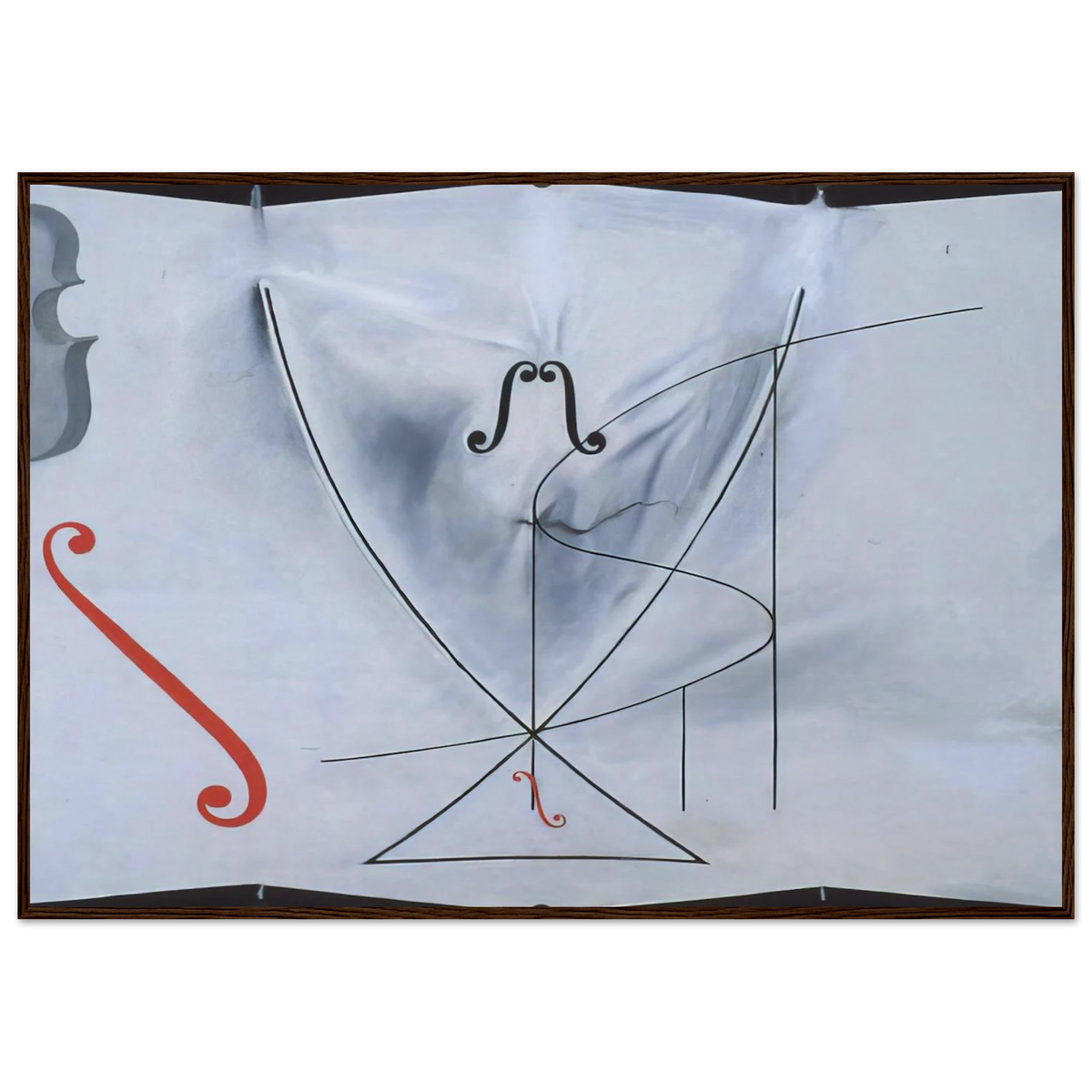 THE SWALLOW S TAIL Framed Poster | Salvador Dali Framed Prints Wall Art | Salvador Dali Store