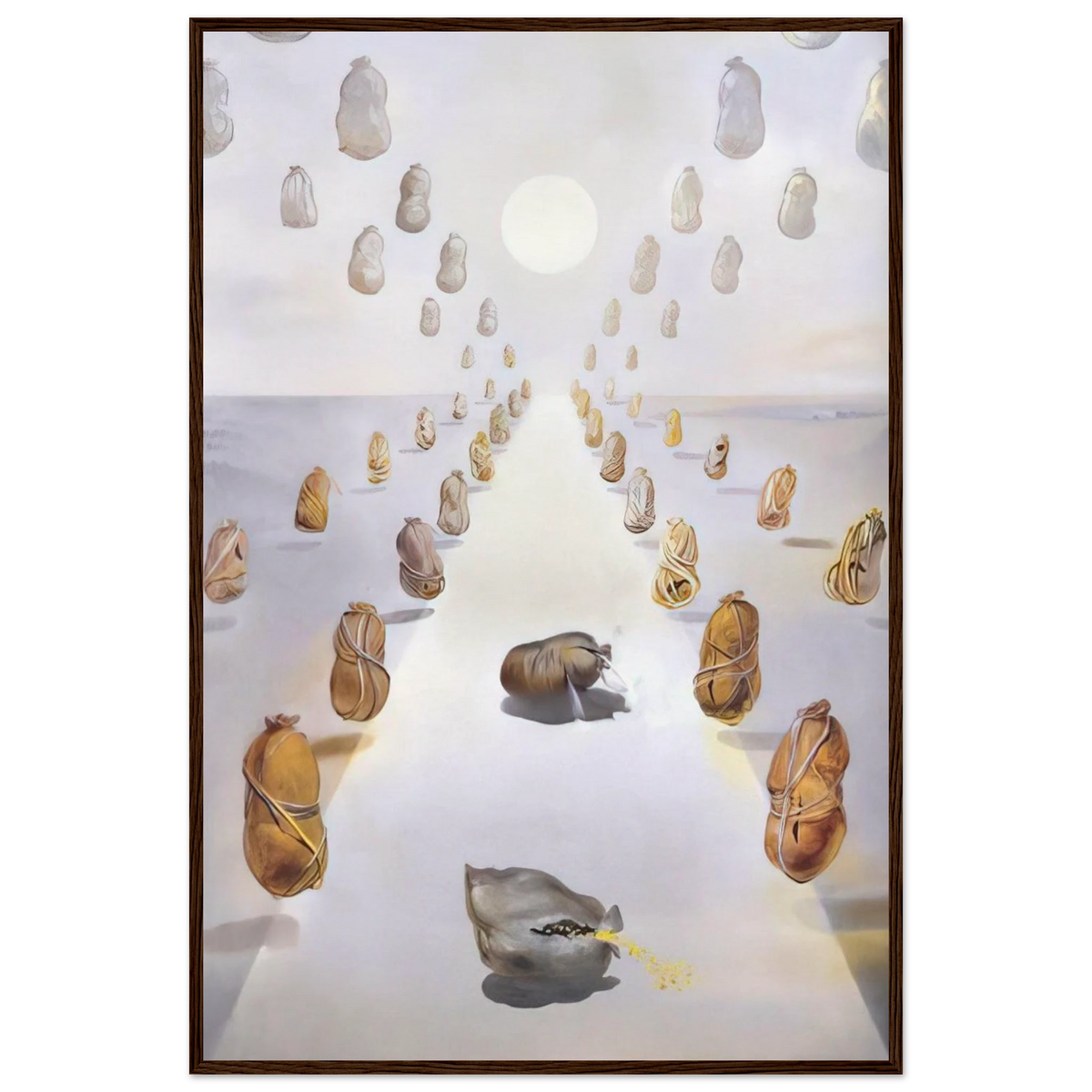 THE PATH OF ENIGMAS SECOND VERSION Framed Poster | Salvador Dali Framed Prints Wall Art | Salvador Dali Store