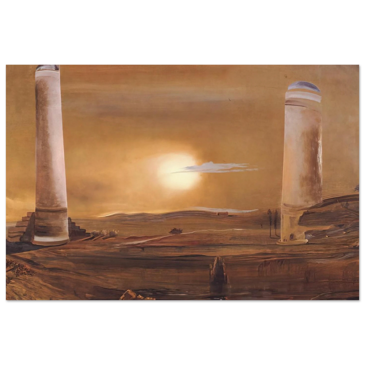 THE TOWERS Poster | Salvador Dali Poster | Salvador Dali Store