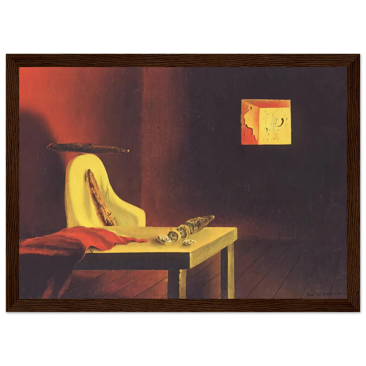 THE INVISIBLE MAN Framed Poster | Salvador Dali Framed Prints Wall Art | Salvador Dali Store