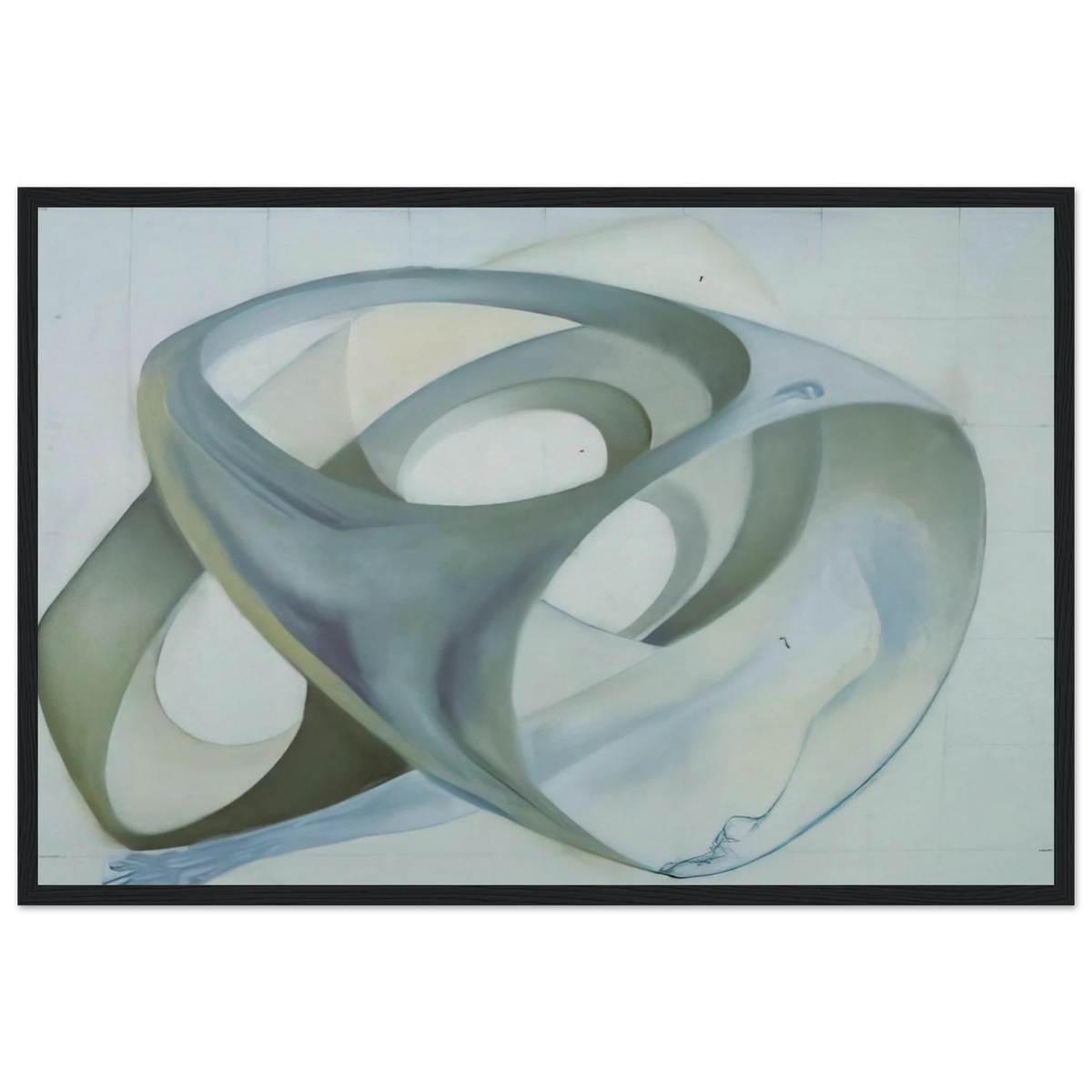 TOPOLOGICAL CONTORTION OF A FEMALE FIGURE Framed Poster | Salvador Dali Framed Prints Wall Art | Salvador Dali Store