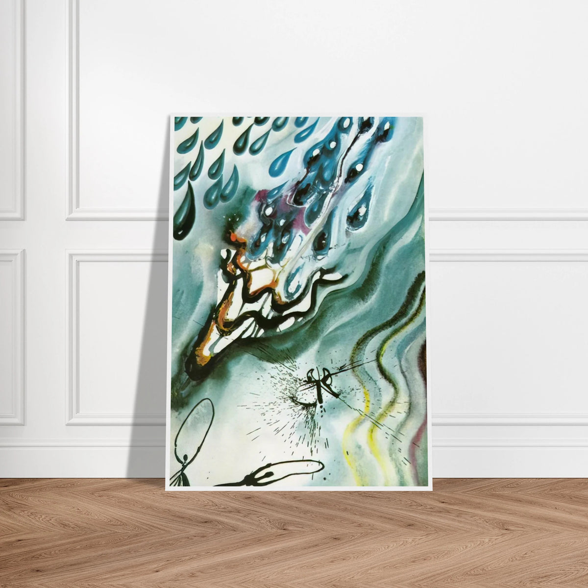 THE POOL OF TEARS Framed Poster | Salvador Dali Framed Prints Wall Art | Salvador Dali Store
