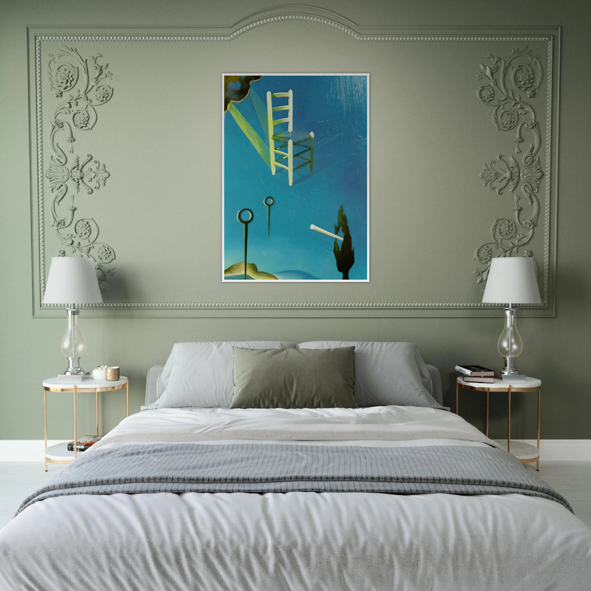 THE CHAIR 1 Framed Poster | Salvador Dali Framed Prints Wall Art | Salvador Dali Store