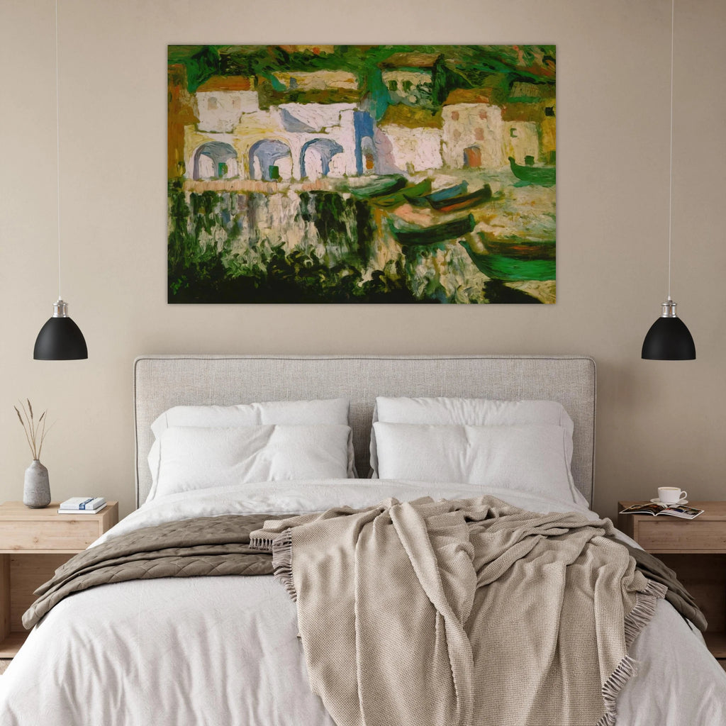 VIEW OF PORTDOGUE PORT ALUGER Poster | Salvador Dali Poster | Salvador Dali Store
