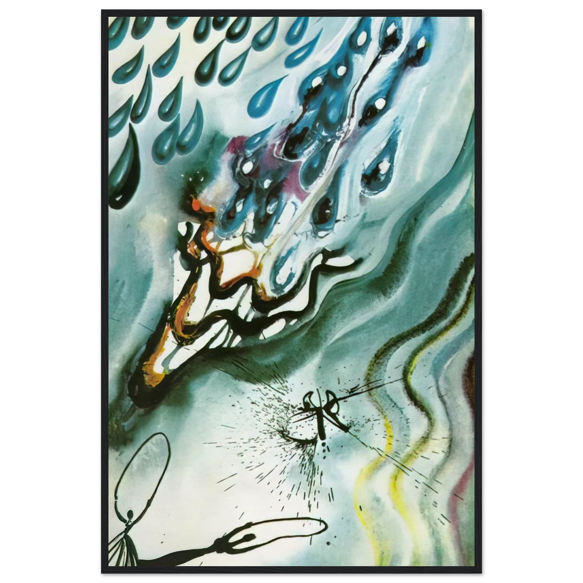 THE POOL OF TEARS Framed Poster | Salvador Dali Framed Prints Wall Art | Salvador Dali Store