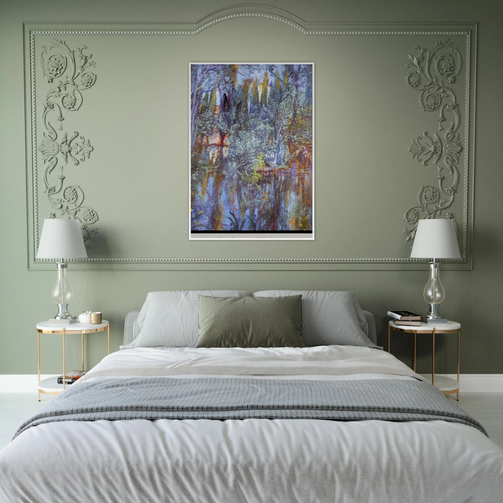 THE LAKE AT VILABERTRAN Framed Poster | Salvador Dali Framed Prints Wall Art | Salvador Dali Store