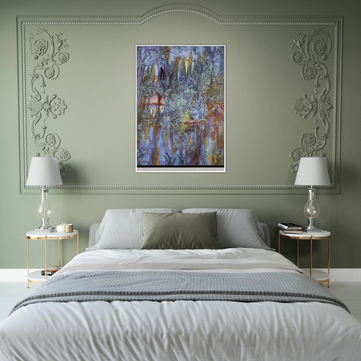 THE LAKE AT VILABERTRAN Framed Poster | Salvador Dali Framed Prints Wall Art | Salvador Dali Store