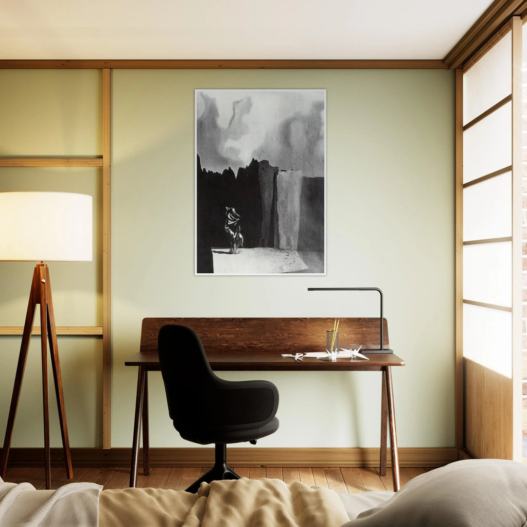 WEST SIDE OF THE ISLE OF THE DEAD Framed Poster | Salvador Dali Framed Prints Wall Art | Salvador Dali Store