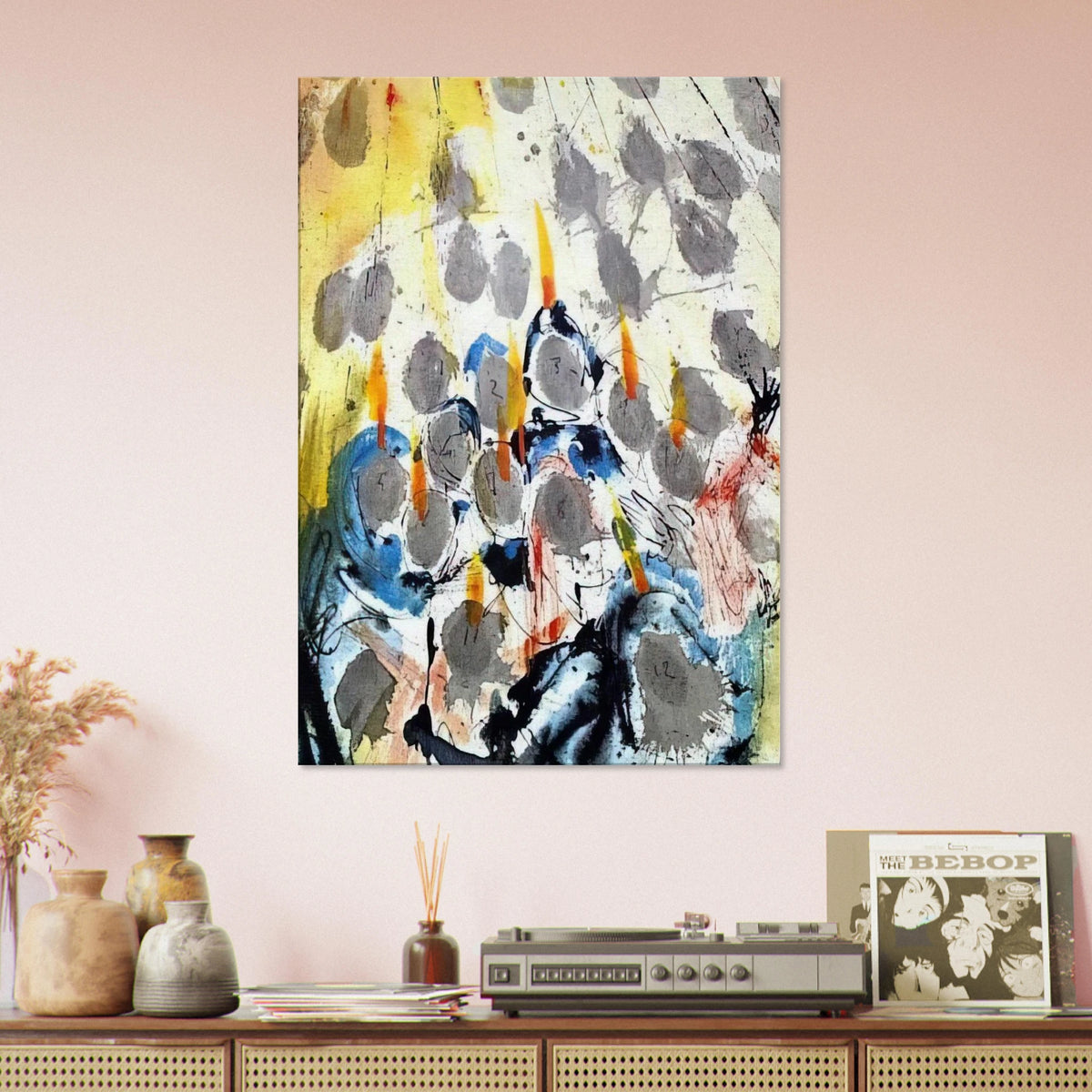 APPARUERUNT ILLIS DISPERTITAE LINGUAE ACTS 1 14 1967 Canvas | Salvador Dali Canvas | Salvador Dali Store