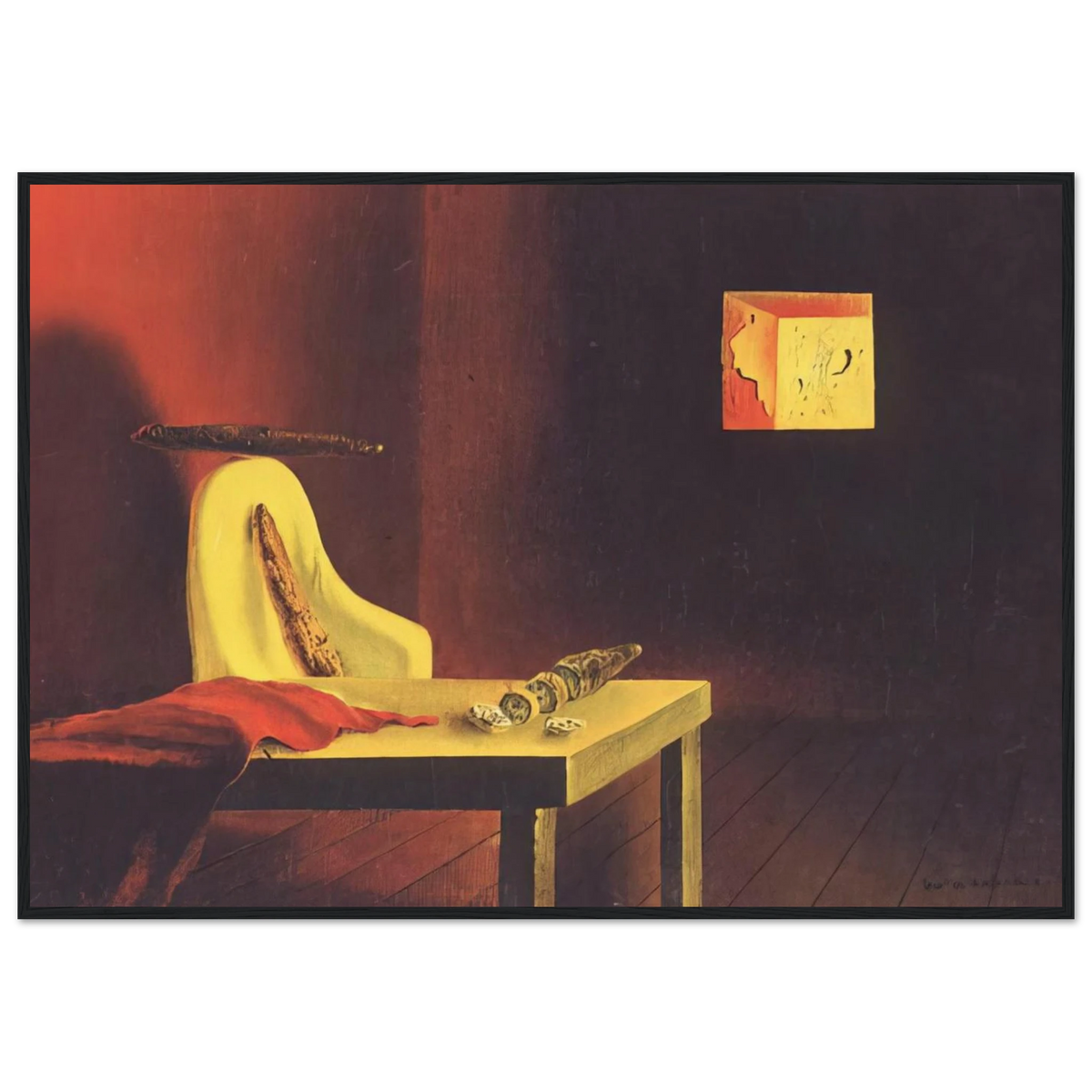 THE INVISIBLE MAN Framed Poster | Salvador Dali Framed Prints Wall Art | Salvador Dali Store