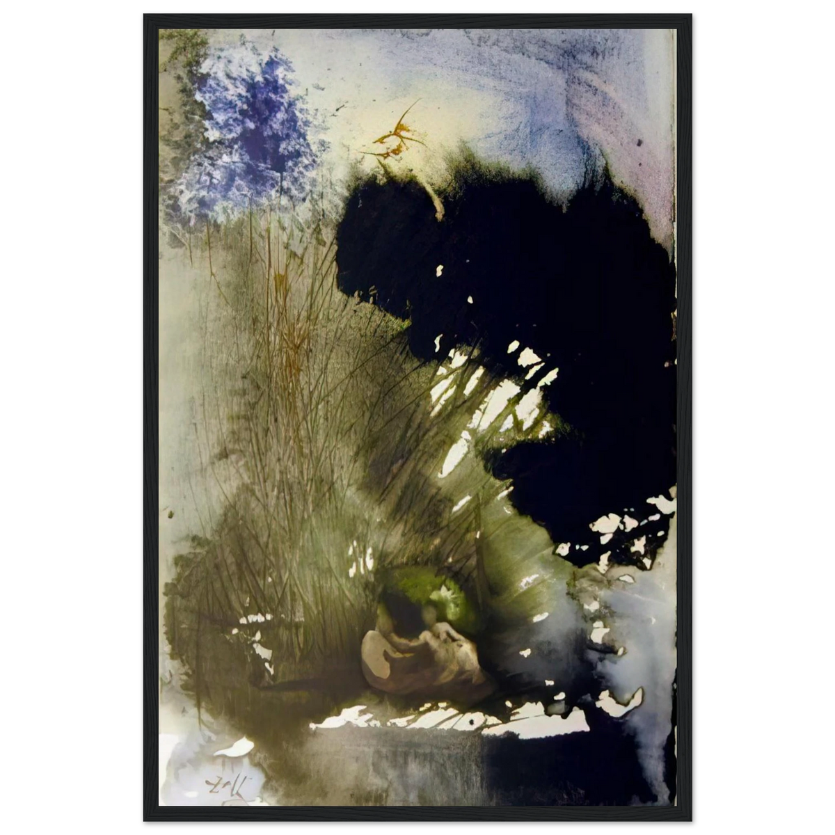 VIR ET MULIER IN PARADISO VOLUPTATIS 1967 Framed Poster | Salvador Dali Framed Prints Wall Art | Salvador Dali Store