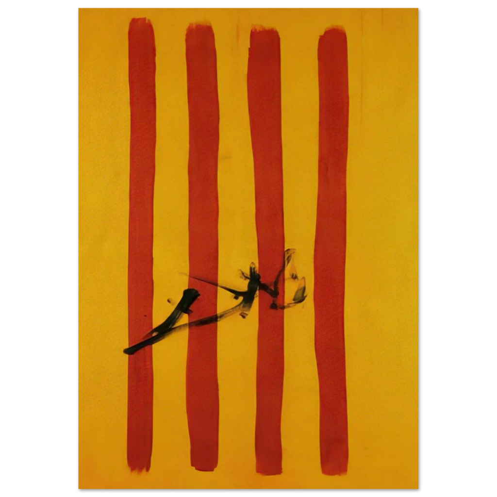 THE DALINIAN SENYERA CATALONIAN NATIONAL FLAG Poster | Salvador Dali Poster | Salvador Dali Store