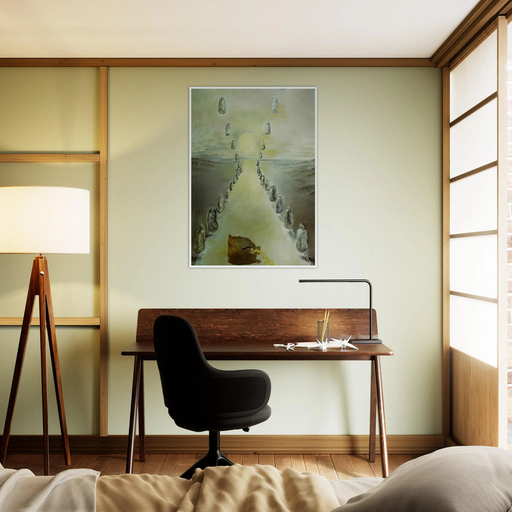 THE PATH OF ENIGMAS FIRST VERSION Framed Poster | Salvador Dali Framed Prints Wall Art | Salvador Dali Store