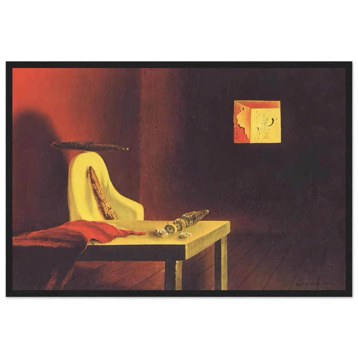 THE INVISIBLE MAN Framed Poster | Salvador Dali Framed Prints Wall Art | Salvador Dali Store