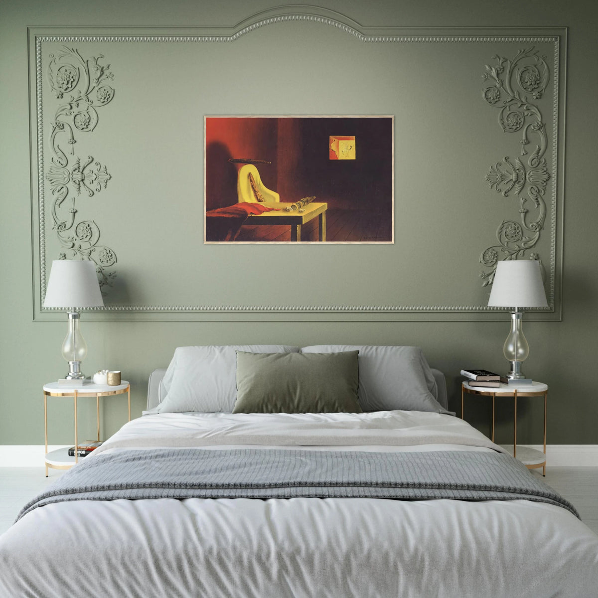THE INVISIBLE MAN Framed Poster | Salvador Dali Framed Prints Wall Art | Salvador Dali Store