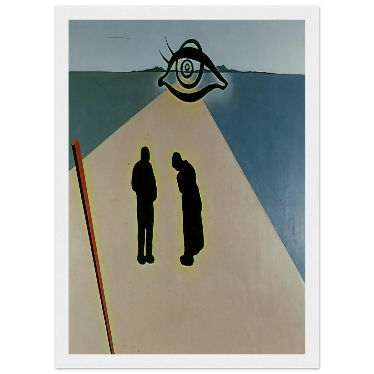 THE EYE OF THE ANGELUS Framed Poster | Salvador Dali Framed Prints Wall Art | Salvador Dali Store