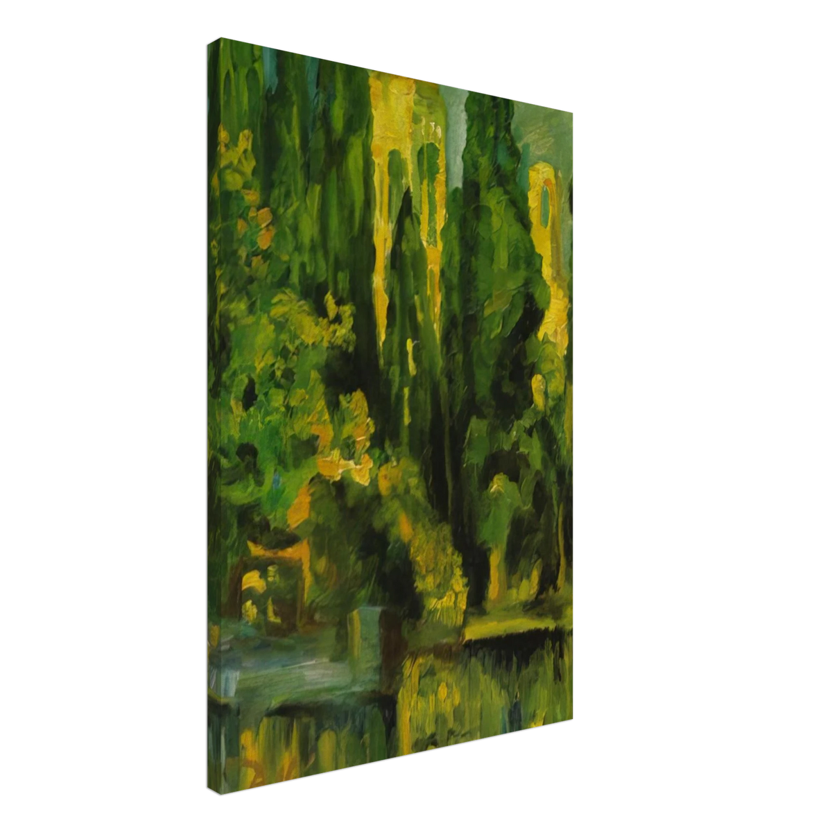 VILABERTRIN CHURCH TOWER 1919 Canvas | Salvador Dali Canvas | Salvador Dali Store
