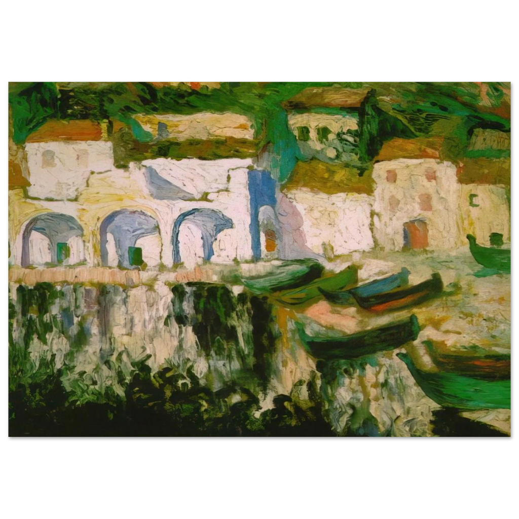 VIEW OF PORTDOGUE PORT ALUGER Poster | Salvador Dali Poster | Salvador Dali Store