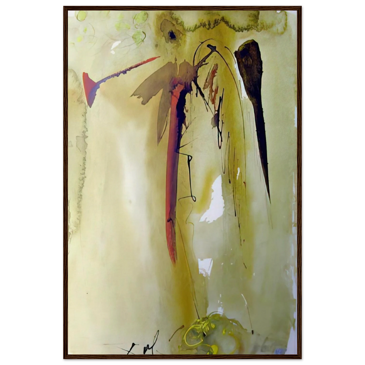 VOX CLAMANTIS 1967 Framed Poster | Salvador Dali Framed Prints Wall Art | Salvador Dali Store