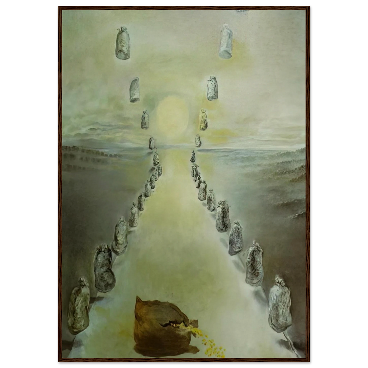 THE PATH OF ENIGMAS FIRST VERSION Framed Poster | Salvador Dali Framed Prints Wall Art | Salvador Dali Store