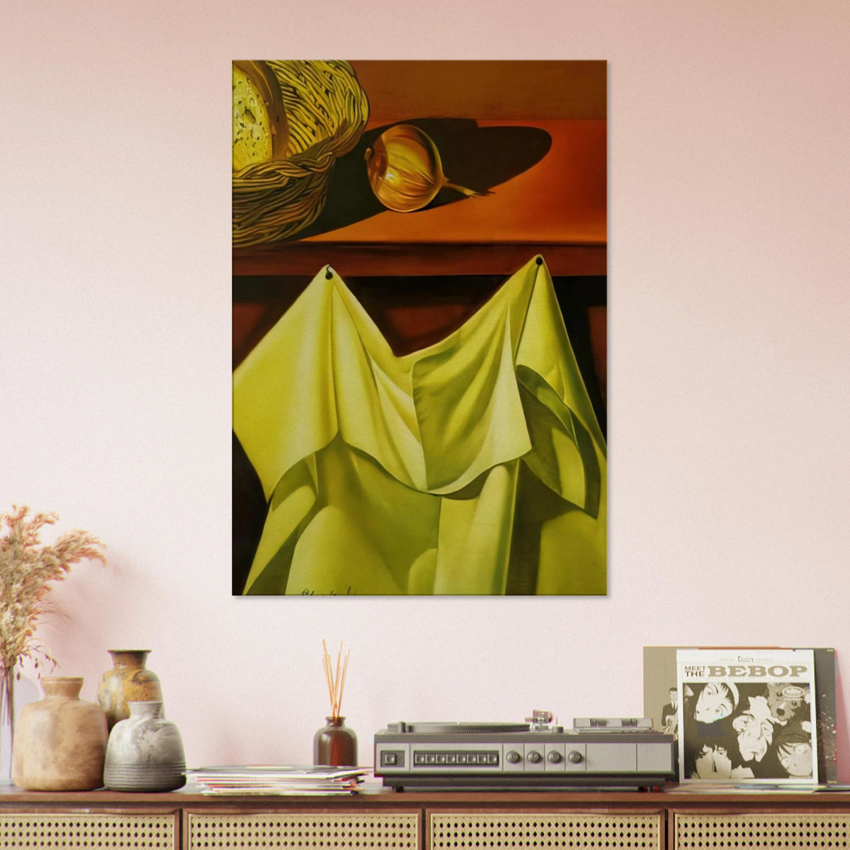 UNTITLED STILL LIFE WITH WHITE CLOTH Canvas | Salvador Dali Canvas | Salvador Dali Store