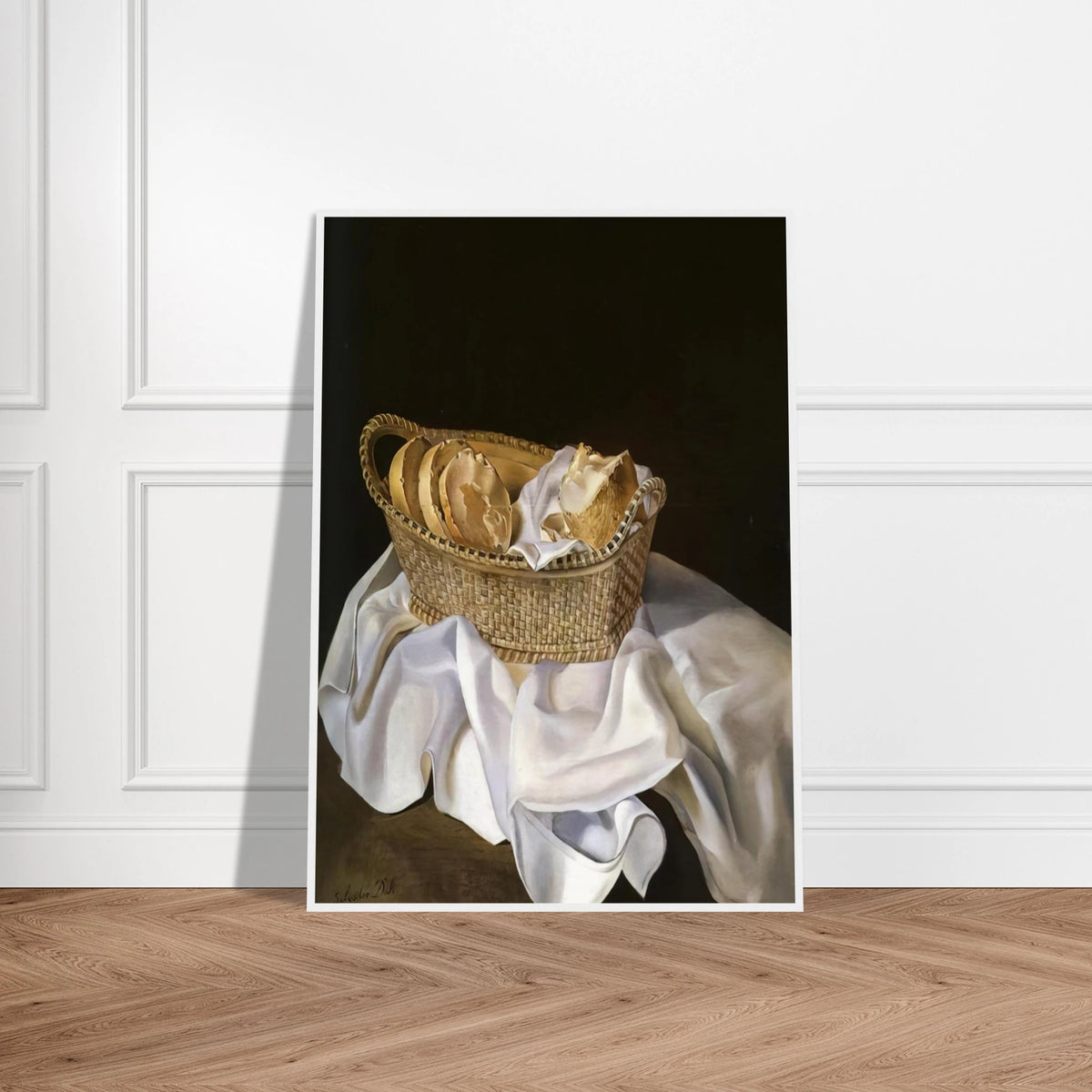 THE BASKET OF BREAD Framed Poster | Salvador Dali Framed Prints Wall Art | Salvador Dali Store