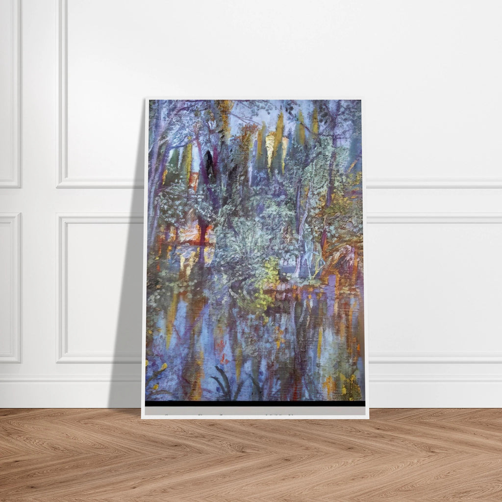 THE LAKE AT VILABERTRAN Framed Poster | Salvador Dali Framed Prints Wall Art | Salvador Dali Store