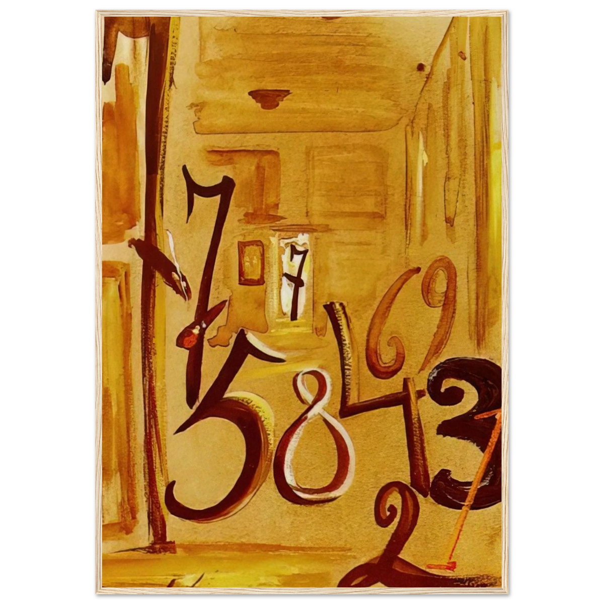 THE MAIDS IN WAITING LAS MENINAS Framed Poster | Salvador Dali Framed Prints Wall Art | Salvador Dali Store