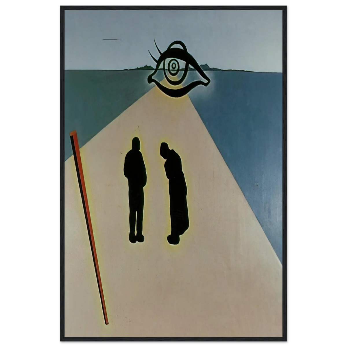 THE EYE OF THE ANGELUS Framed Poster | Salvador Dali Framed Prints Wall Art | Salvador Dali Store