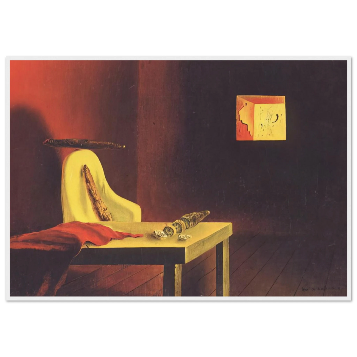 THE INVISIBLE MAN Framed Poster | Salvador Dali Framed Prints Wall Art | Salvador Dali Store