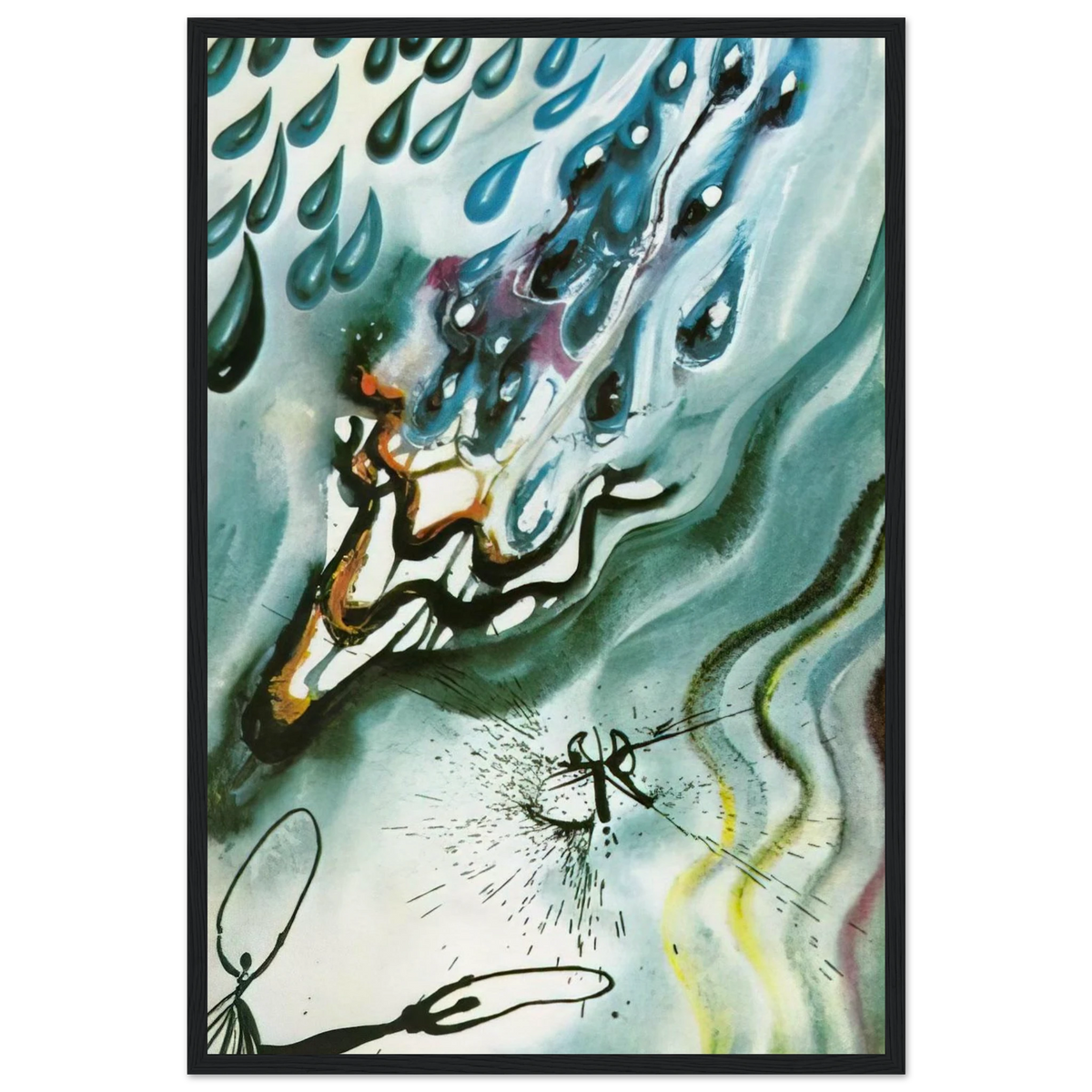 THE POOL OF TEARS Framed Poster | Salvador Dali Framed Prints Wall Art | Salvador Dali Store
