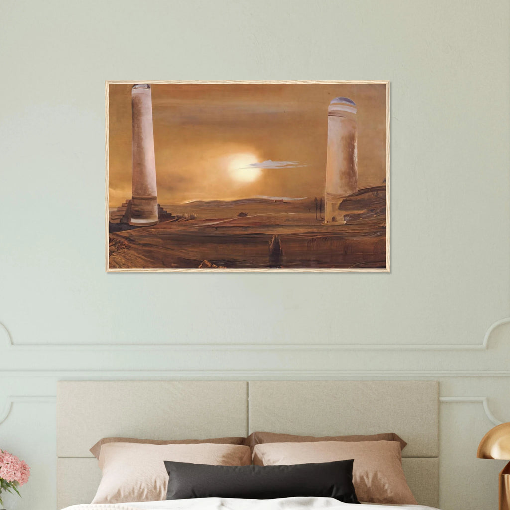 THE TOWERS Framed Poster | Salvador Dali Framed Prints Wall Art | Salvador Dali Store