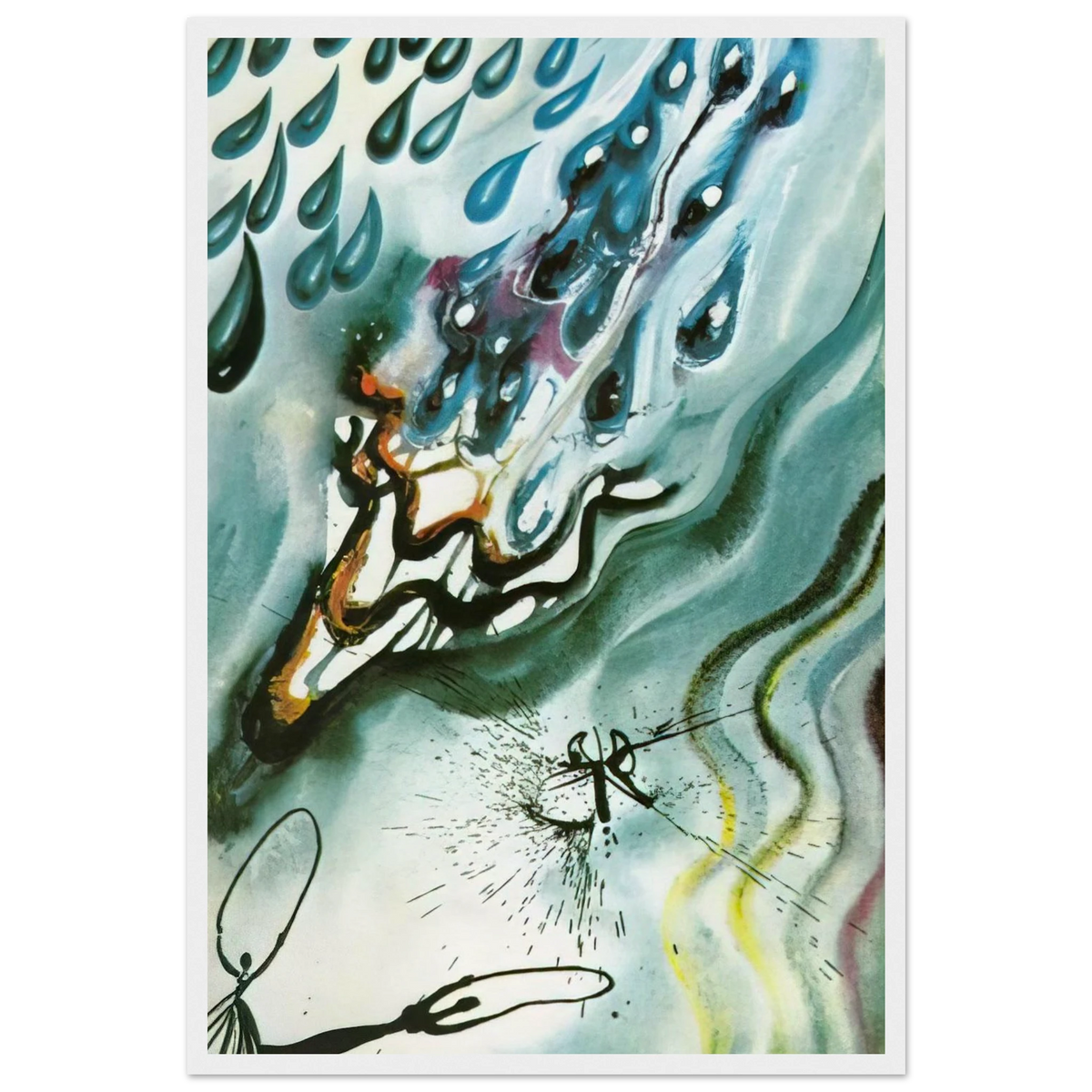 THE POOL OF TEARS Framed Poster | Salvador Dali Framed Prints Wall Art | Salvador Dali Store