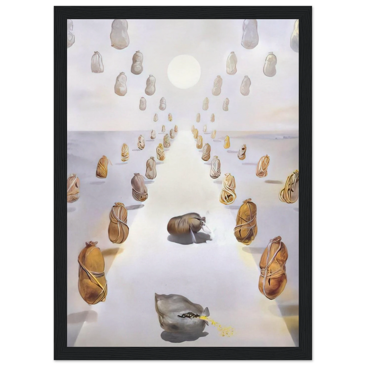 THE PATH OF ENIGMAS SECOND VERSION Framed Poster | Salvador Dali Framed Prints Wall Art | Salvador Dali Store