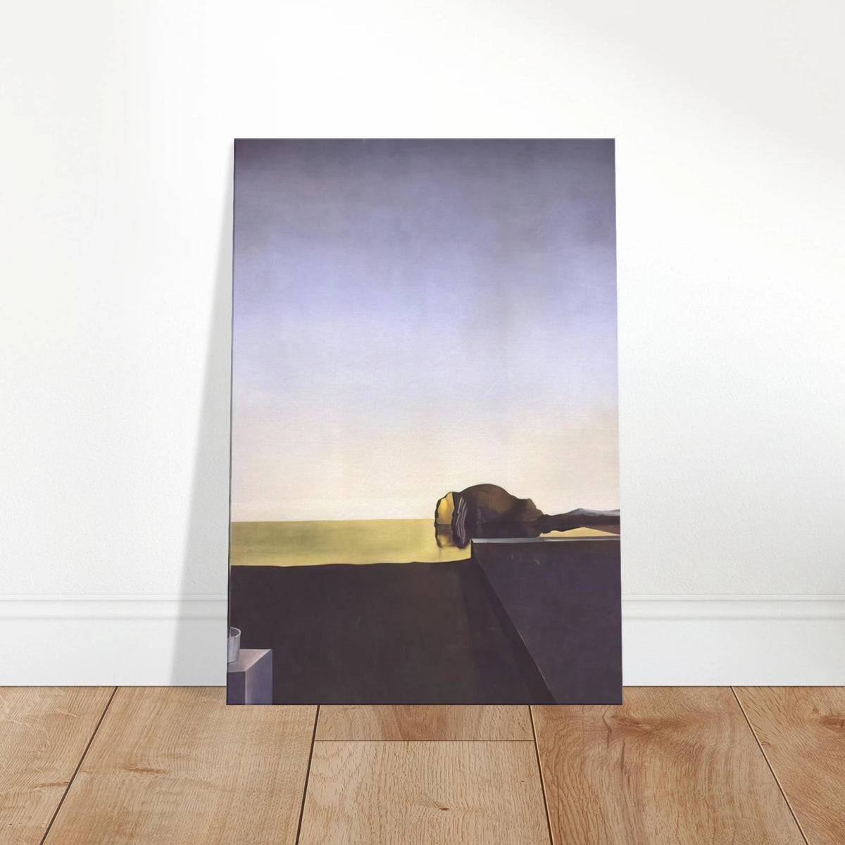THE TRUE PAINTING OF THE ISLE OF THE DEAD BY ARNOLD B%C3%B6CKLIN AT THE HOUR OF THE ANGELUS Canvas | Salvador Dali Canvas | Salvador Dali Store