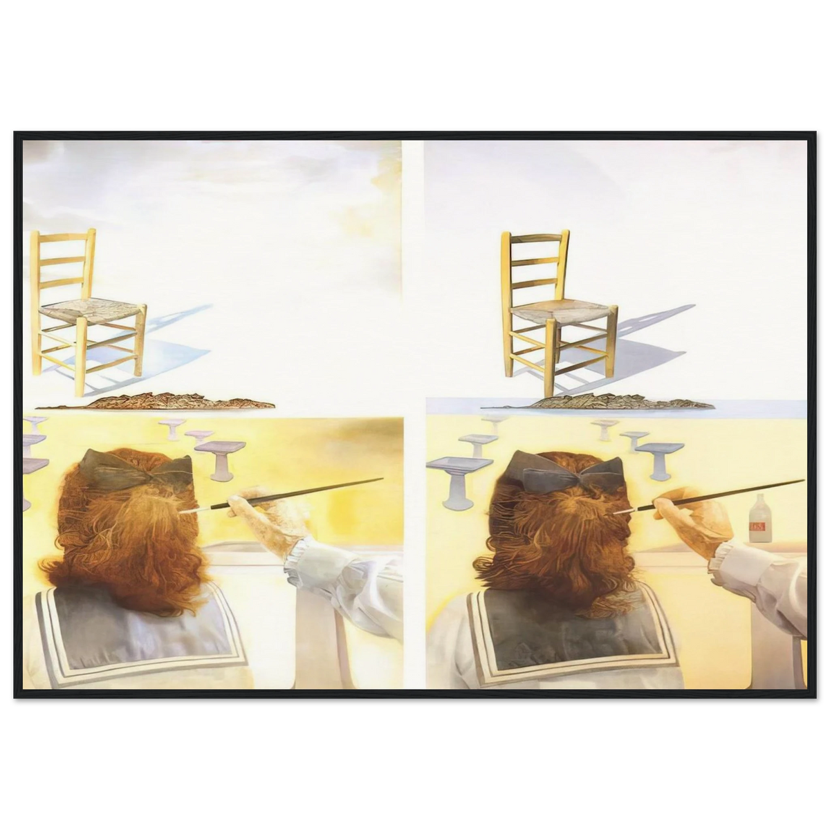 THE CHAIR Framed Poster | Salvador Dali Framed Prints Wall Art | Salvador Dali Store