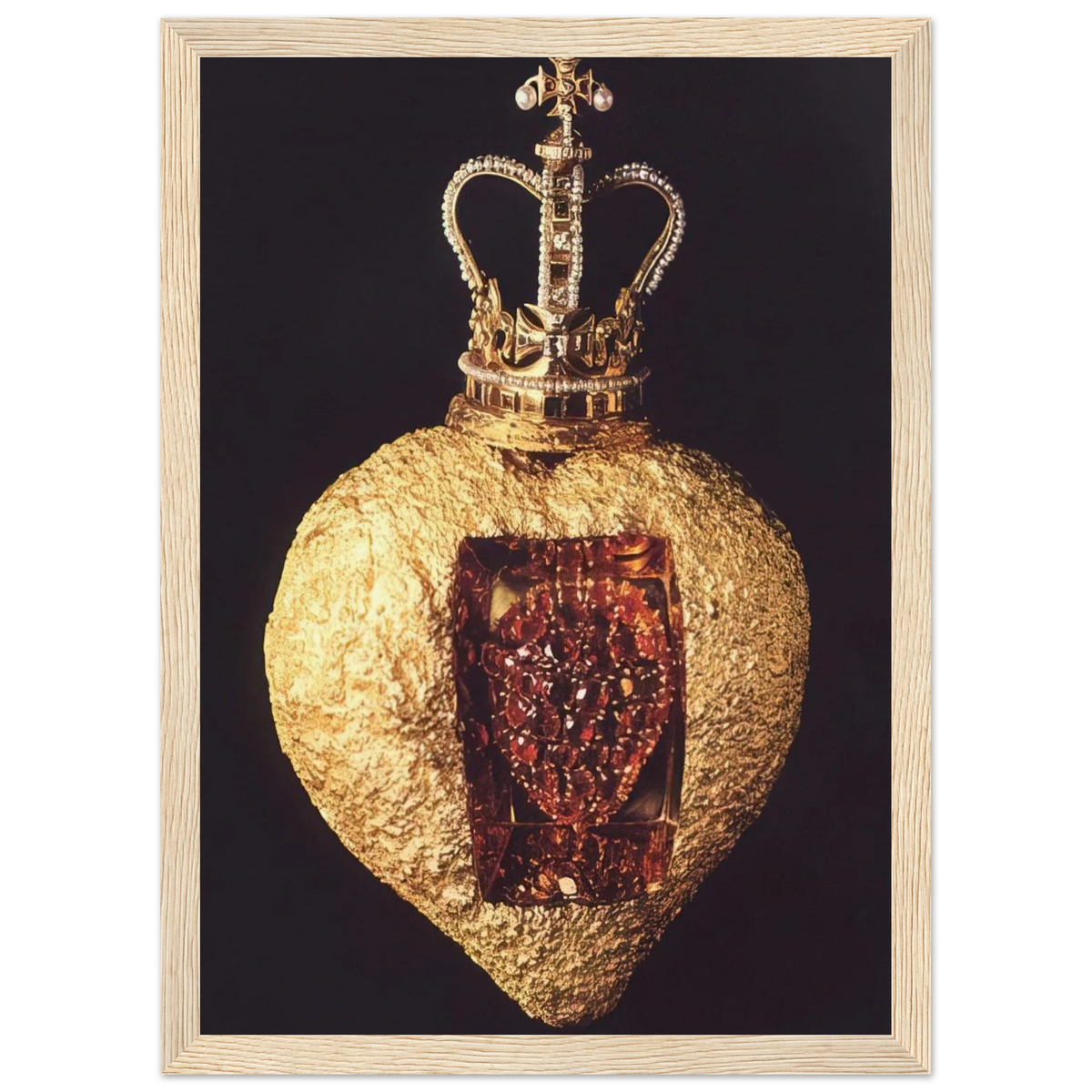THE ROYAL HEART Framed Poster | Salvador Dali Framed Prints Wall Art | Salvador Dali Store