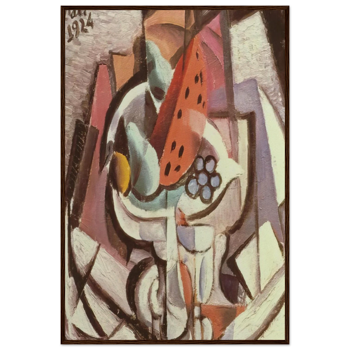 STILL LIFE WATERMELON Framed Poster | Salvador Dali Framed Prints Wall Art | Salvador Dali Store
