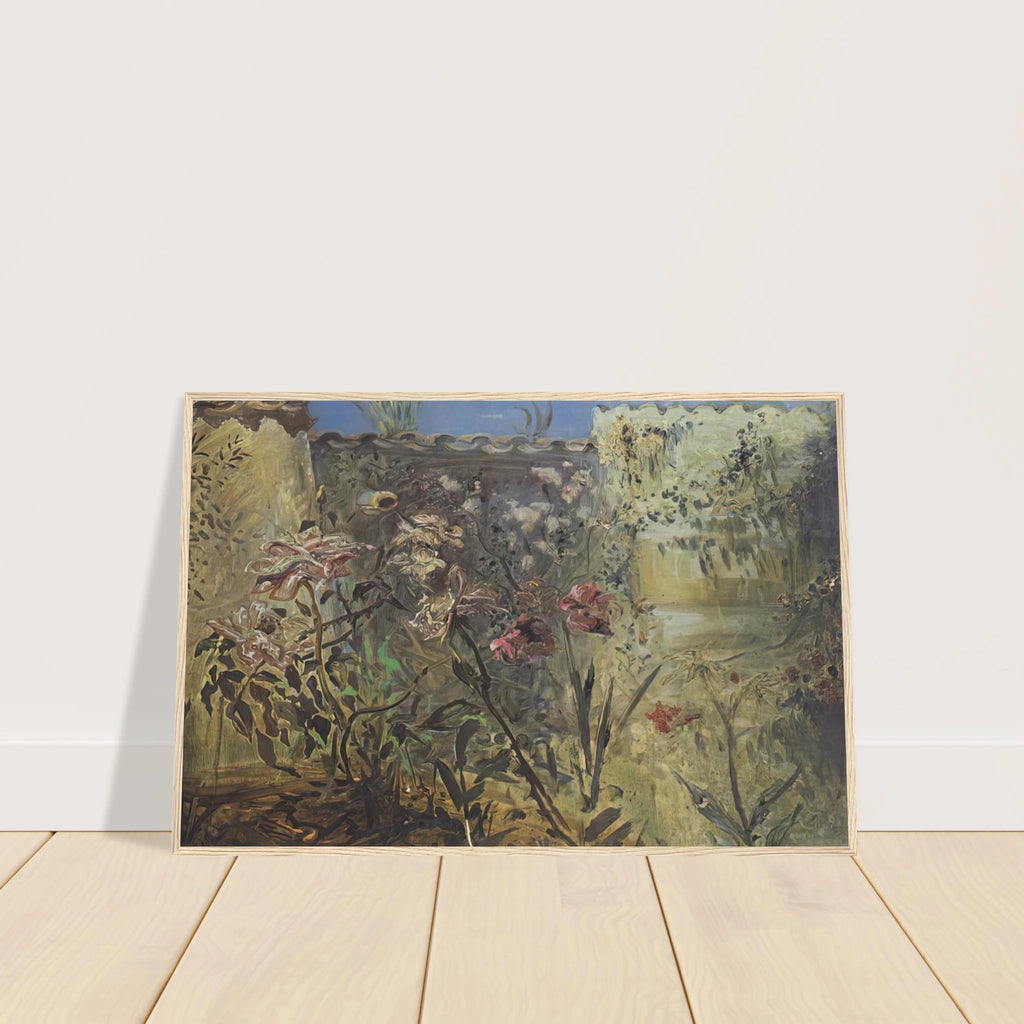 THE PATIO OF PORT LLIGAT Framed Poster | Salvador Dali Framed Prints Wall Art | Salvador Dali Store