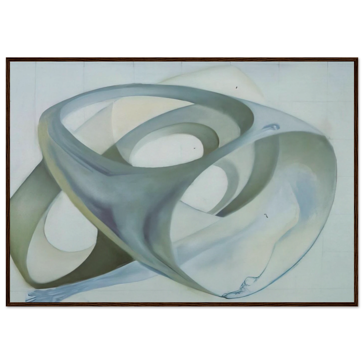 TOPOLOGICAL CONTORTION OF A FEMALE FIGURE Framed Poster | Salvador Dali Framed Prints Wall Art | Salvador Dali Store